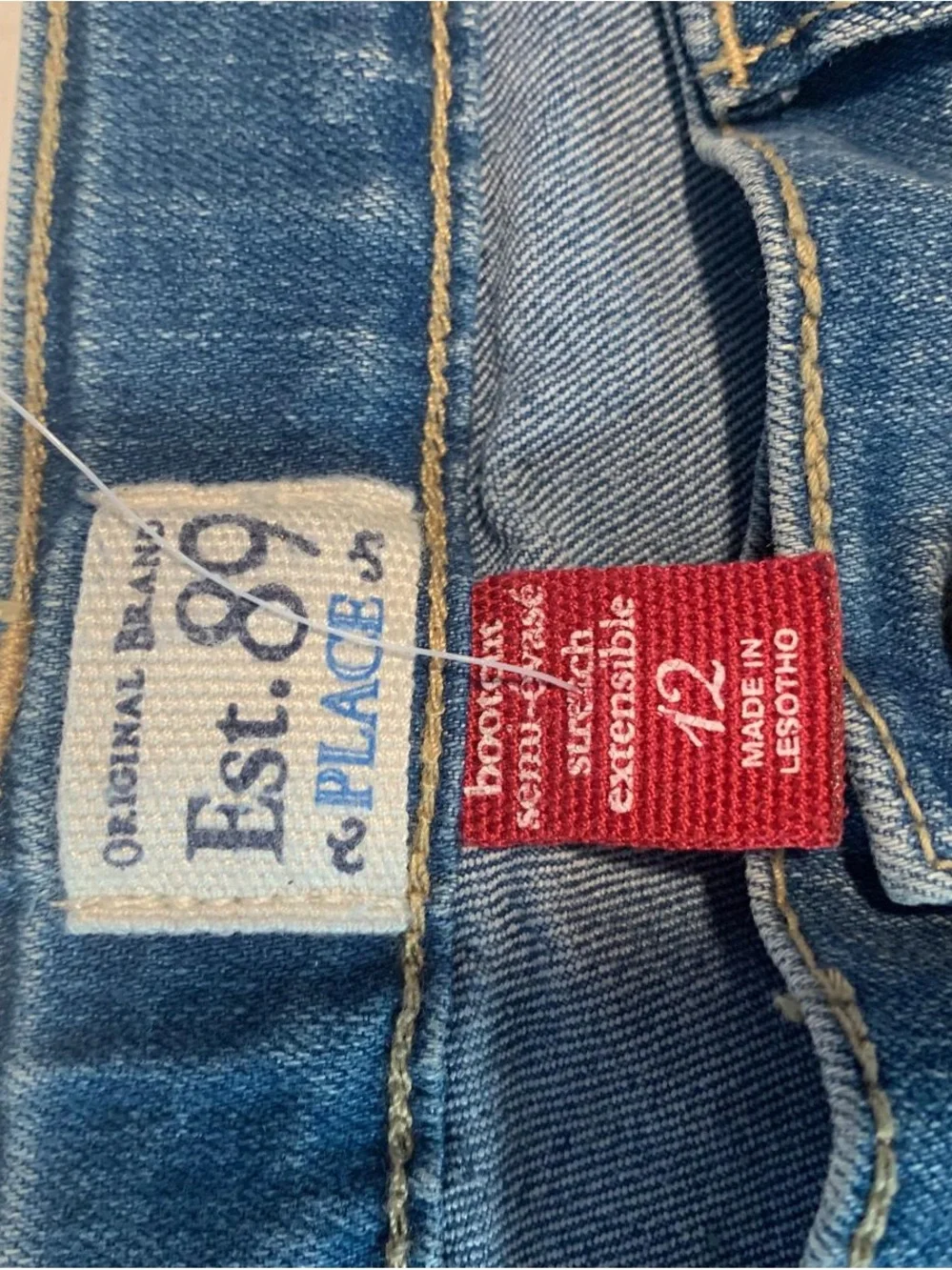 Kids Blue Bootcut Jeans - Classic Denim
